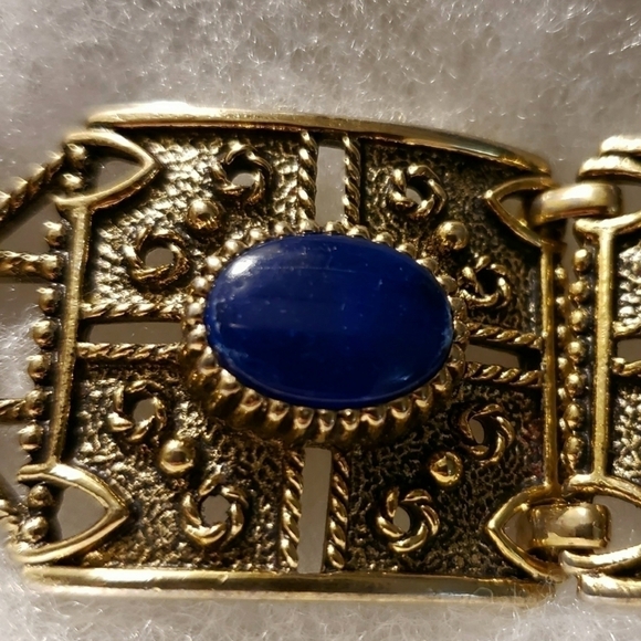 UPDATED AD Sarah Coventry Vintage 60's Bracelet Links Stones - Picture 15 of 16